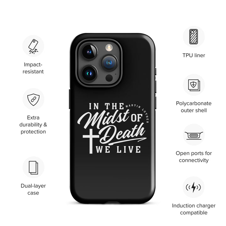 Christian Phone Case Midst of Death Black for iPhone® iPhone® Phone Cases   