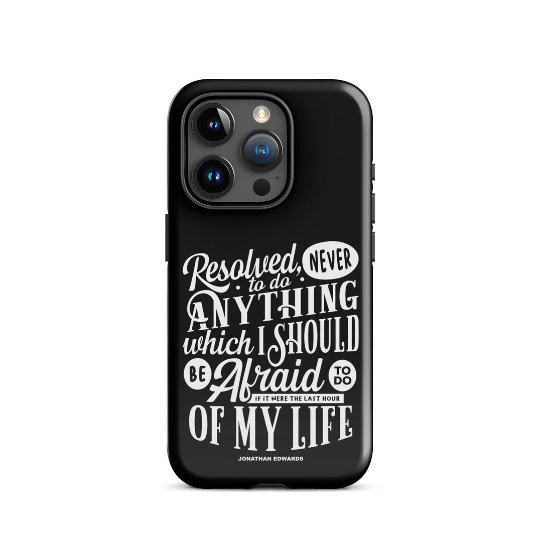 Christian Phone Case Last Hour Black for iPhone® iPhone® Phone Cases Glossy iPhone 15 Pro 