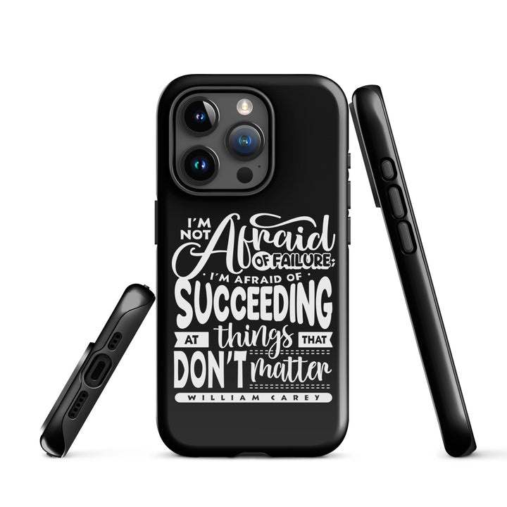 Christian Phone Case Things That Matter Black for iPhone® iPhone® Phone Cases   