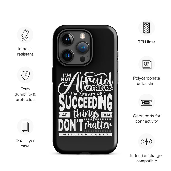 Christian Phone Case Things That Matter Black for iPhone® iPhone® Phone Cases   