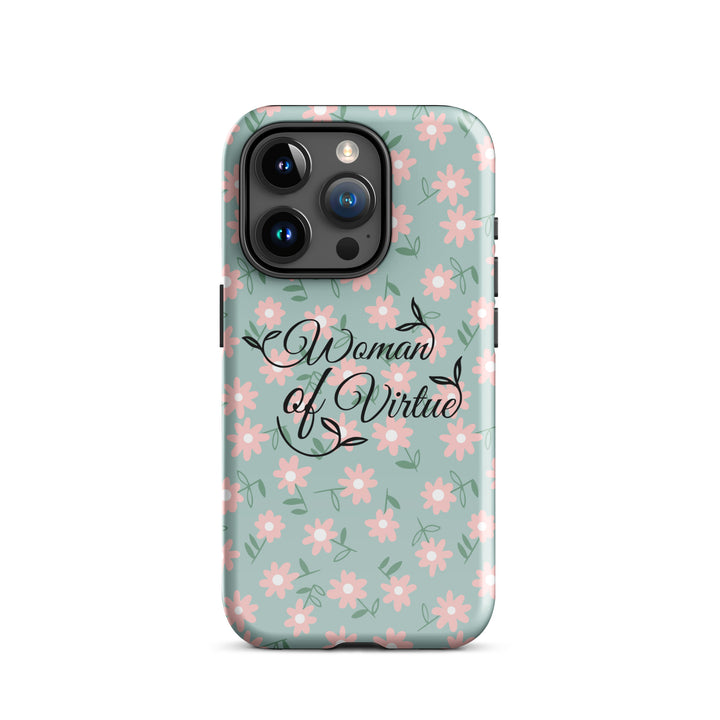 Christian Phone Case Woman of Virtue Daisy for iPhone® iPhone® Phone Cases Glossy iPhone 15 Pro 