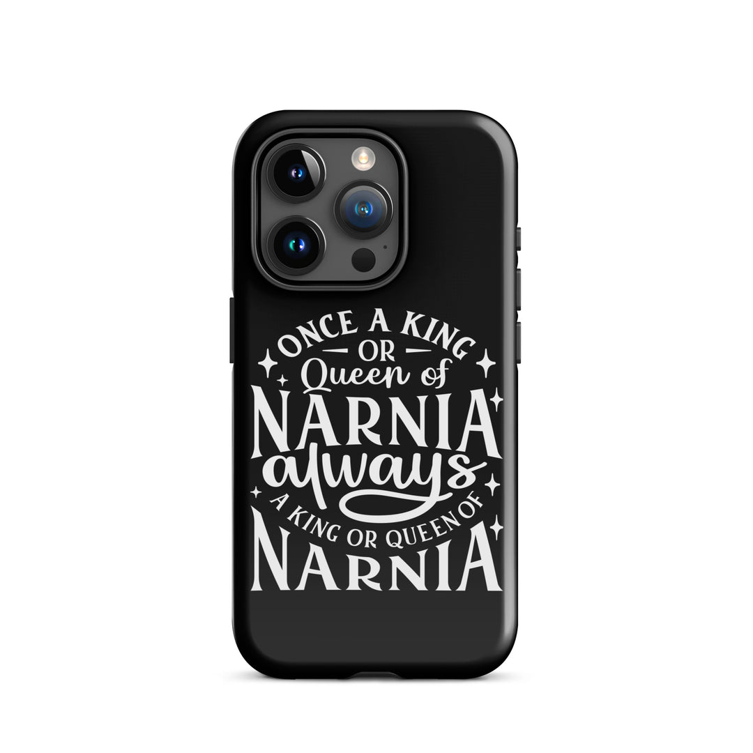 Christian Phone Case King or Queen Narnia Black for iPhone® iPhone® Phone Cases Glossy iPhone 15 Pro 