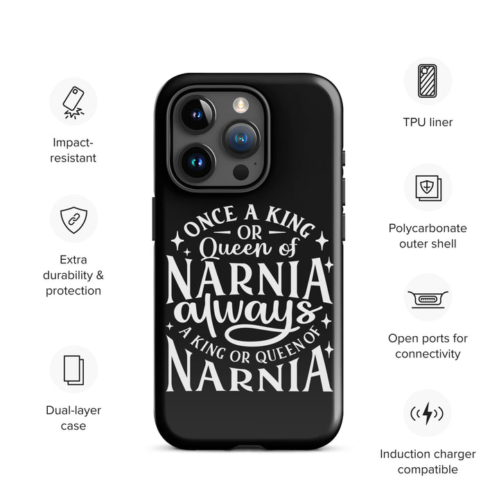 Christian Phone Case King or Queen Narnia Black for iPhone® iPhone® Phone Cases   