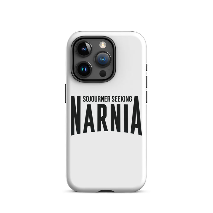 Christian Phone Case Sojourner Seeking Narnia White for iPhone® iPhone® Phone Cases Glossy iPhone 15 Pro 