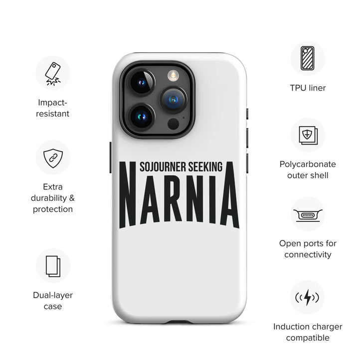 Christian Phone Case Sojourner Seeking Narnia White for iPhone® iPhone® Phone Cases   