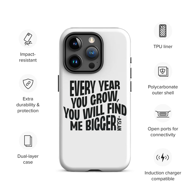 Christian Phone Case Every Year You Grow White  for iPhone® iPhone® Phone Cases   