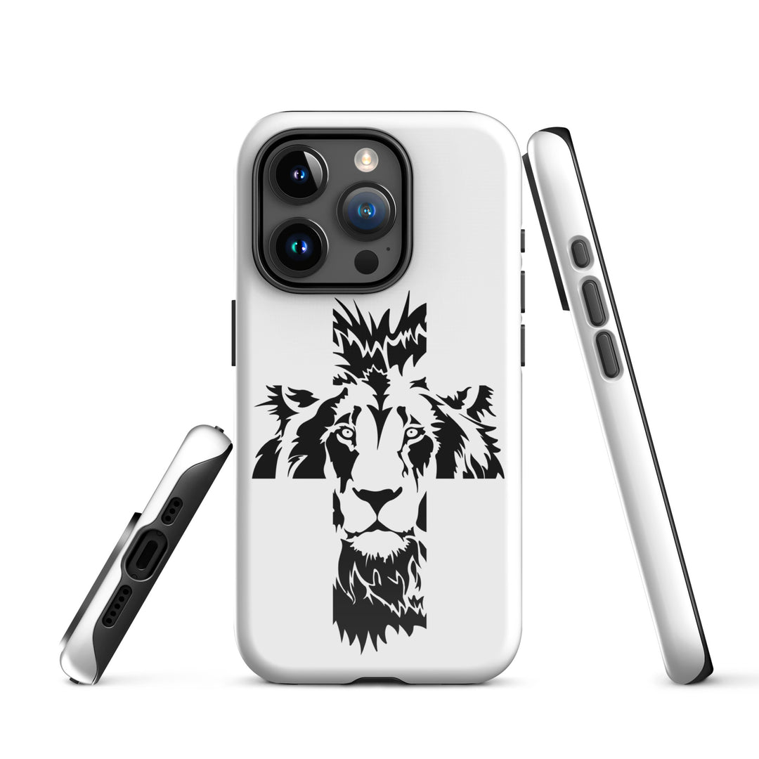 Christian Phone Case Aslan Cross White for iPhone® iPhone® Phone Cases   