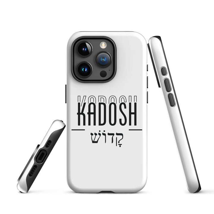 Christian Phone Case Kadosh Hebrew White for iPhone® iPhone® Phone Cases   