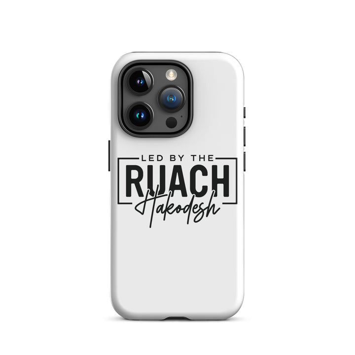 Christian Phone Case Led By Ruach Hakodesh White for iPhone® iPhone® Phone Cases Glossy iPhone 15 Pro 