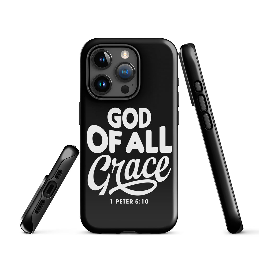 Christian Phone Case God of All Grace Black for iPhone® iPhone® Phone Cases   