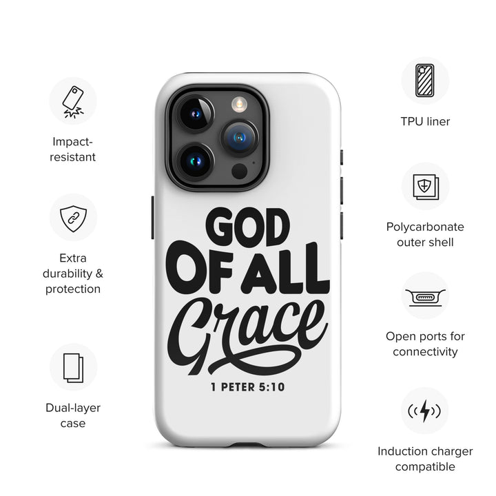 Christian Phone Case God of All Grace White for iPhone® iPhone® Phone Cases   