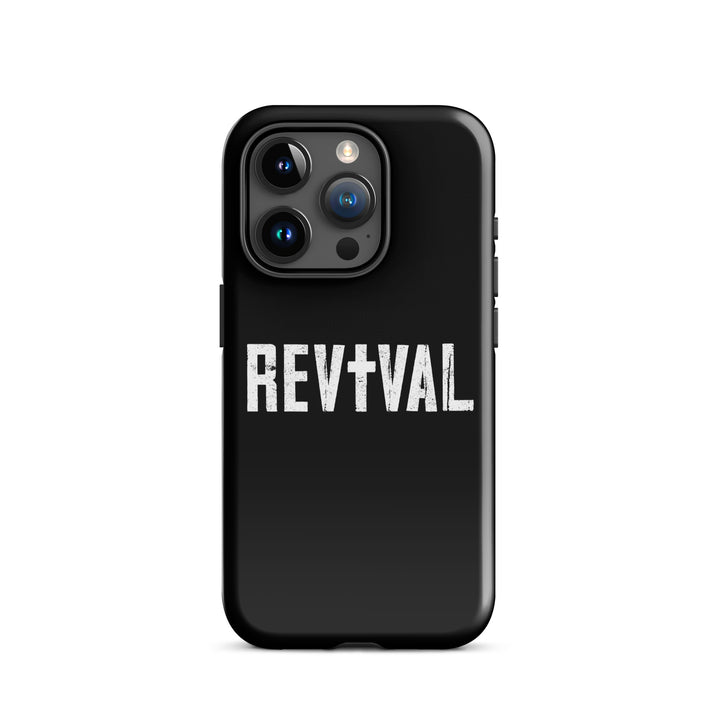 Christian Phone Case Revival Black for iPhone® iPhone® Phone Cases Glossy iPhone 15 Pro 