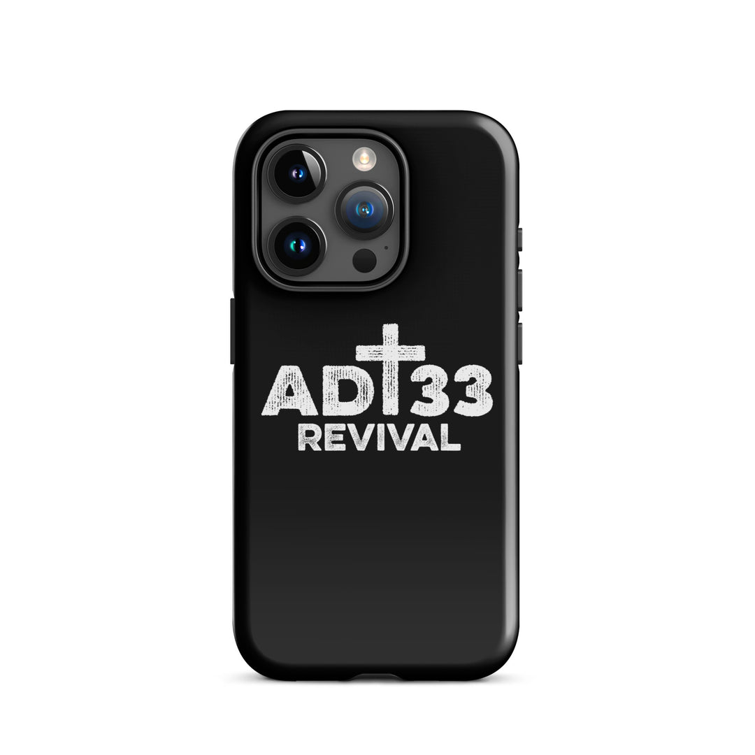 Christian Phone Case AD 33 Revival Black for iPhone® iPhone® Phone Cases Glossy iPhone 15 Pro 