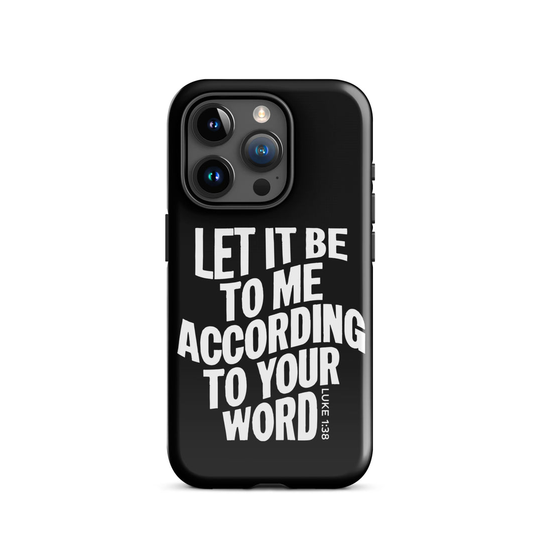 Christian Phone Case According To Your Word Black for iPhone® iPhone® Phone Cases Glossy iPhone 11 