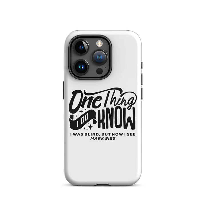 Christian Phone Case Now I See White for iPhone® iPhone® Phone Cases Glossy iPhone 15 Pro 