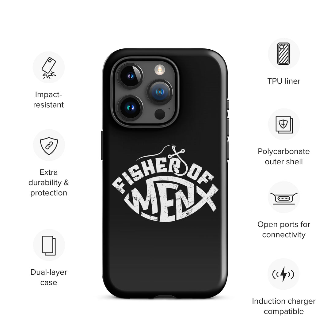 Christian Phone Case Fisher of Men Black for iPhone® iPhone® Phone Cases   