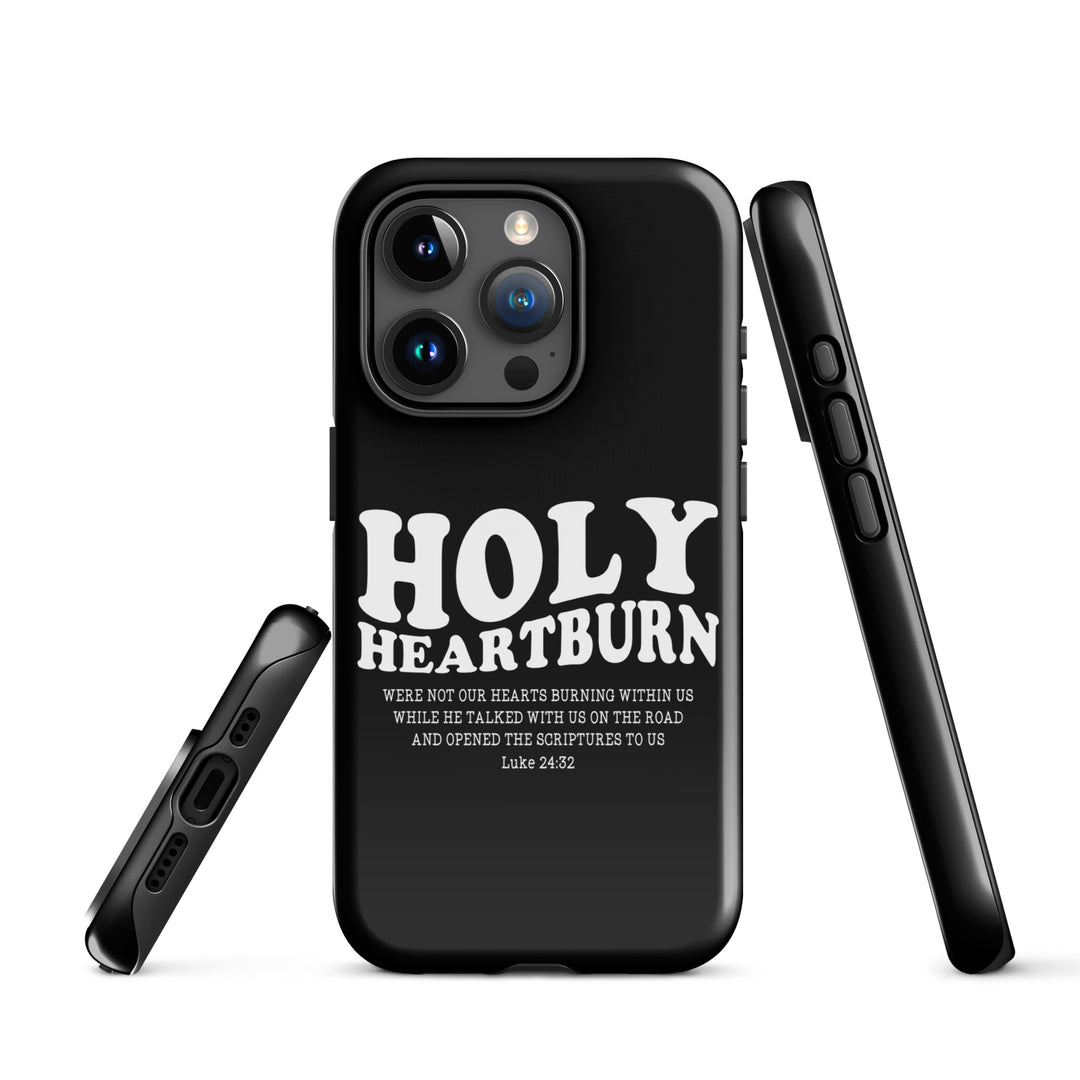 Christian Phone Case Holy Heartburn Black for iPhone® iPhone® Phone Cases   