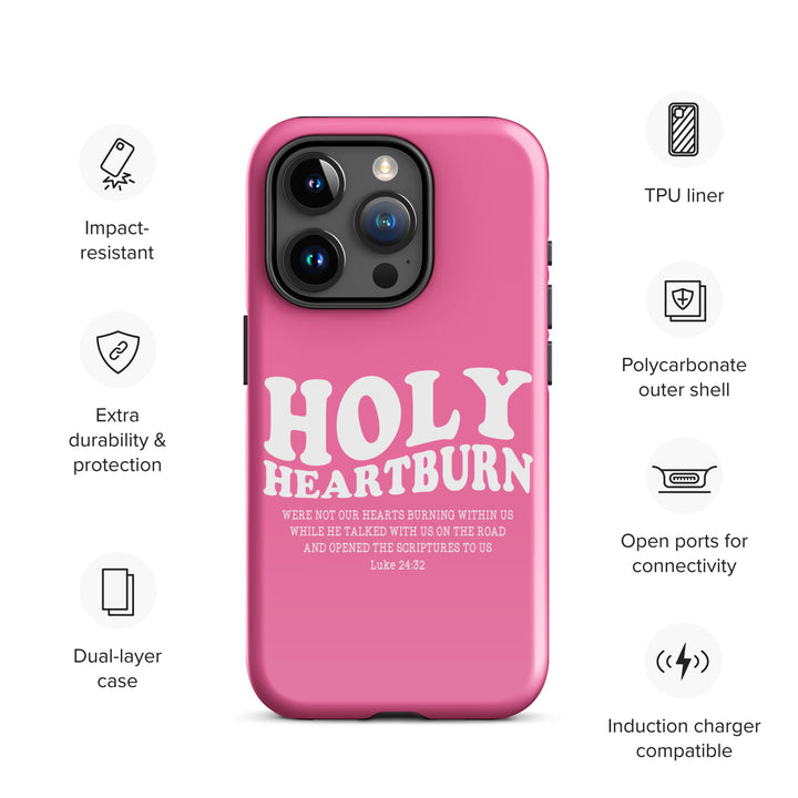 Christian Phone Case Holy Heartburn Pink  for iPhone® iPhone® Phone Cases   