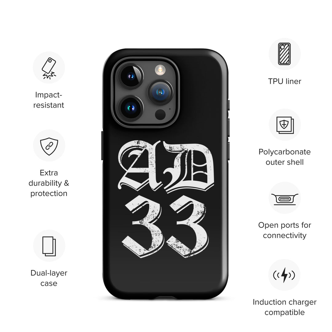 Christian Phone Case AD 33 Old English Black for iPhone® iPhone® Phone Cases   