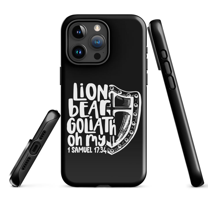 Christian Phone Case Lion Bear Goliath Oh My for iPhone® iPhone® Phone Cases   