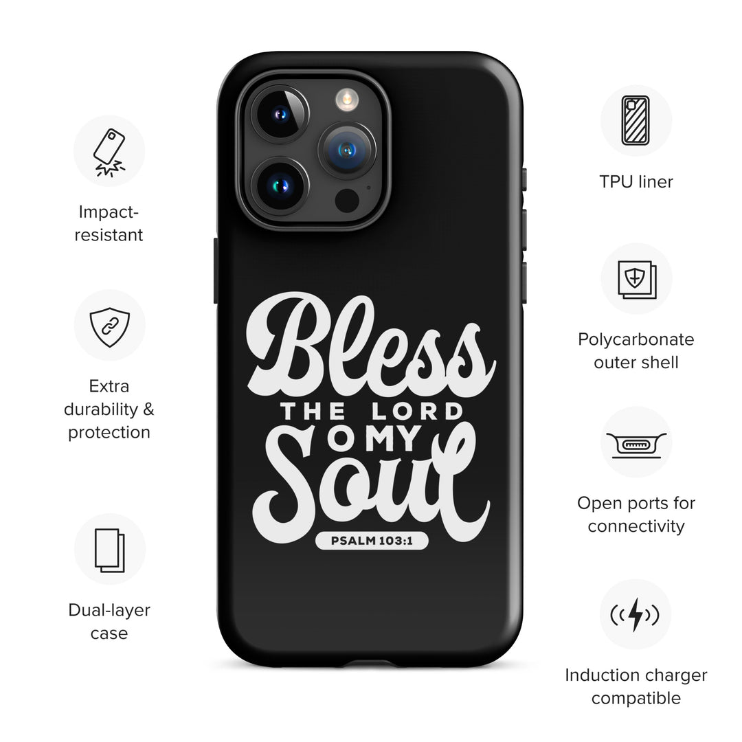 Christian Phone Case Bless The Lord Tough for iPhone® iPhone® Phone Cases   