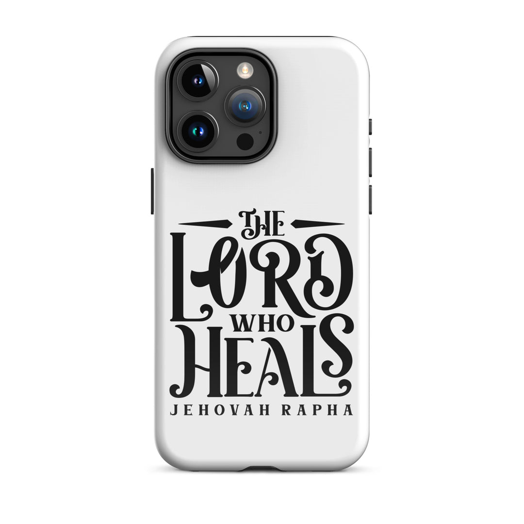 Christian Phone Case The Lord Who Heals for iPhone® iPhone® Phone Cases Glossy iPhone 15 Pro Max 