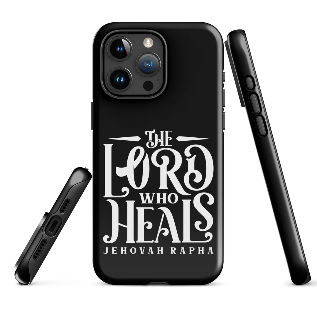 Christian Phone Case The Lord Who Heals Black for iPhone® iPhone® Phone Cases   