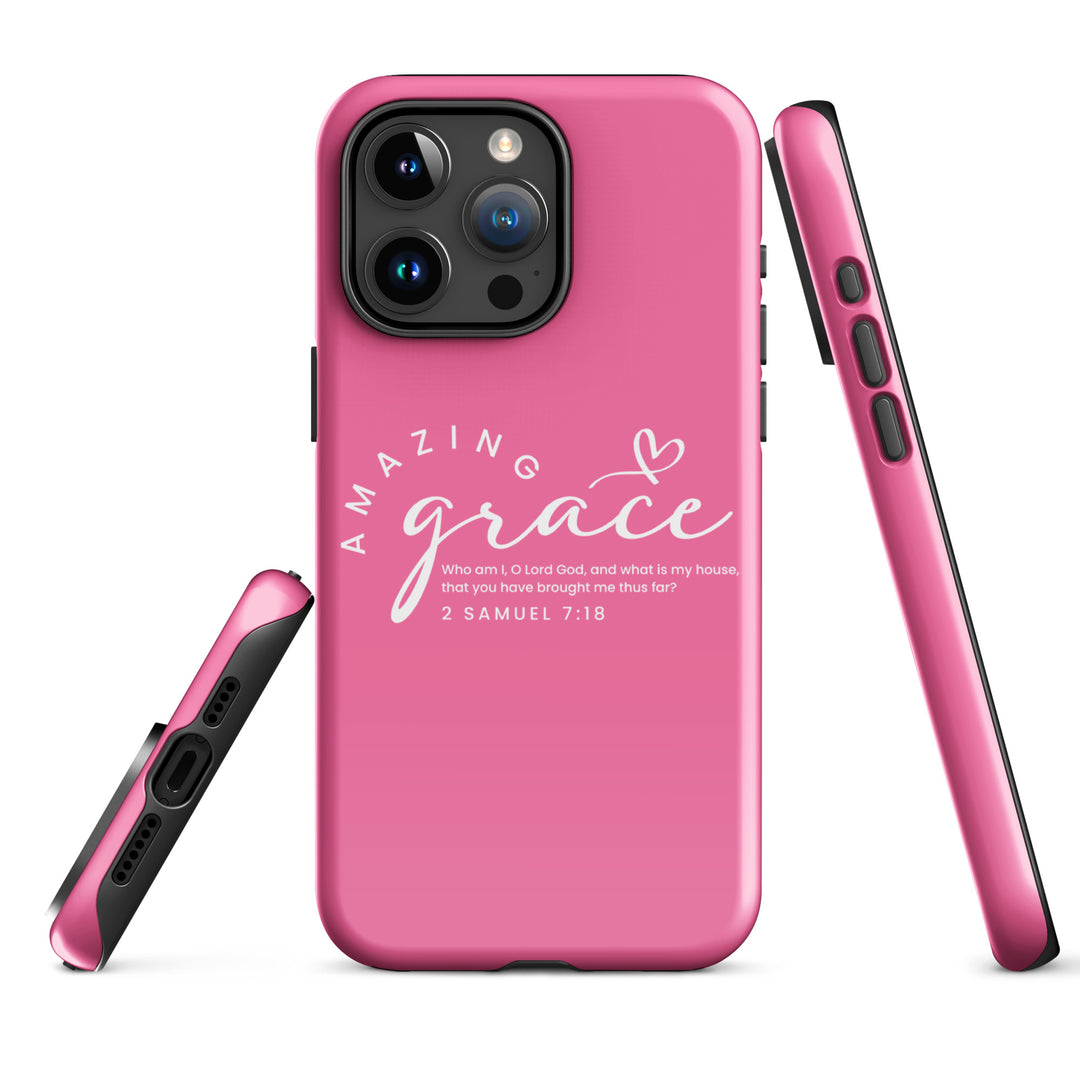 Christian Phone Case Amazing Grace Pink for iPhone® iPhone® Phone Cases   