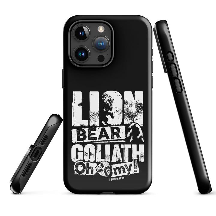 Christian Phone Case Lion Bear Goliath for iPhone® iPhone® Phone Cases   