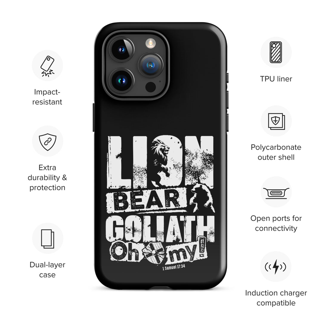 Christian Phone Case Lion Bear Goliath for iPhone® iPhone® Phone Cases   