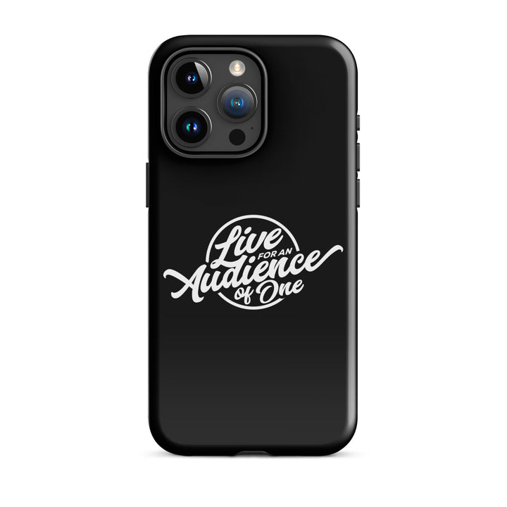 Christian Phone Case Audience of One Black for iPhone® iPhone® Phone Cases Glossy iPhone 15 Pro Max 