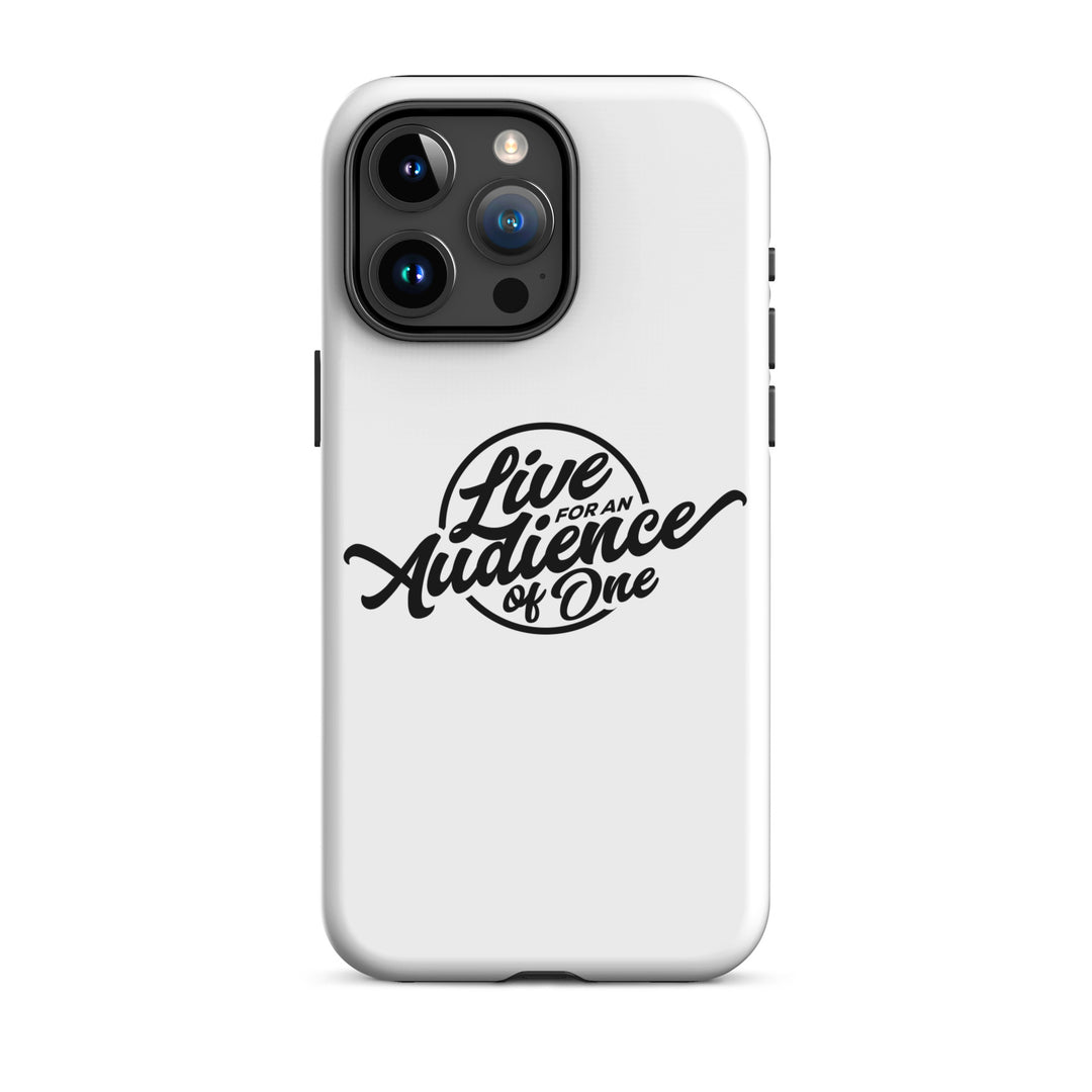 Christian Phone Case Audience of One White for iPhone® iPhone® Phone Cases Glossy iPhone 15 Pro Max 