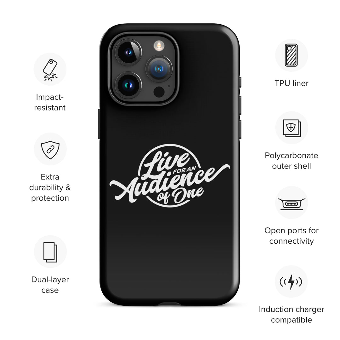 Christian Phone Case Audience of One Black for iPhone® iPhone® Phone Cases   