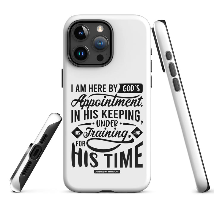 Christian Phone Case His Time White for iPhone® iPhone® Phone Cases   