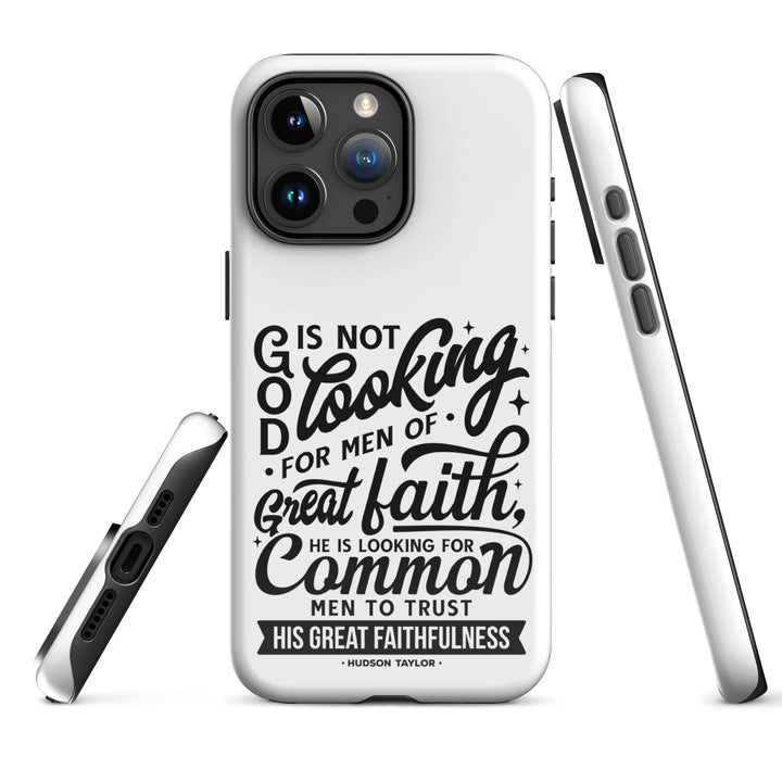 Christian Phone Case Common Men White for iPhone® iPhone® Phone Cases   