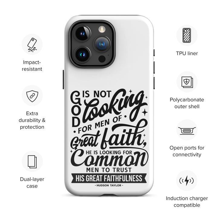 Christian Phone Case Common Men White for iPhone® iPhone® Phone Cases   