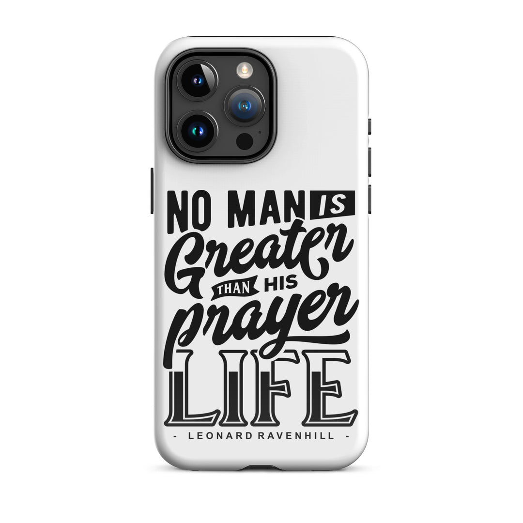 Christian Phone Case Prayer Life White for iPhone® iPhone® Phone Cases Glossy iPhone 15 Pro Max 