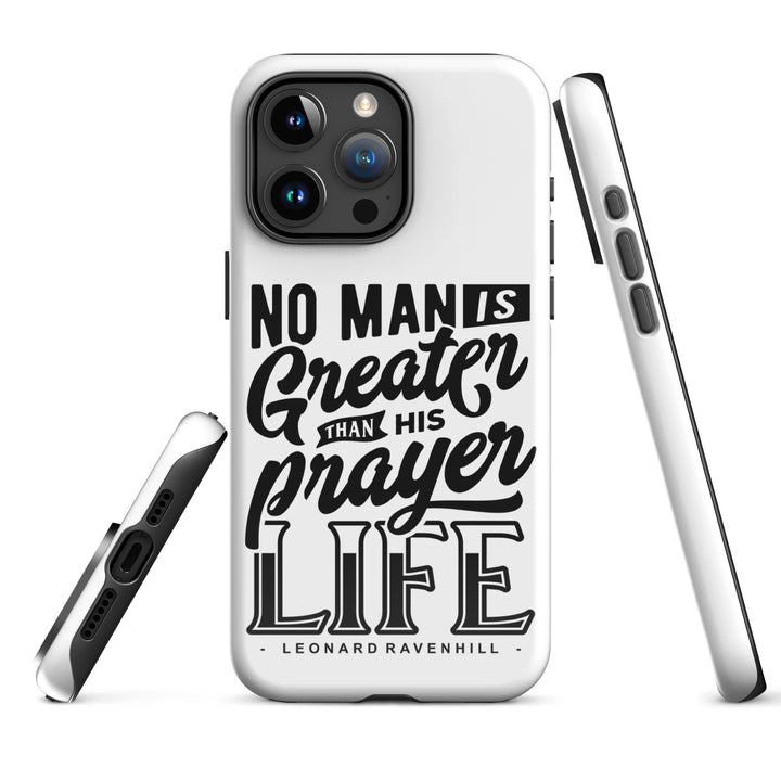 Christian Phone Case Prayer Life White for iPhone® iPhone® Phone Cases   