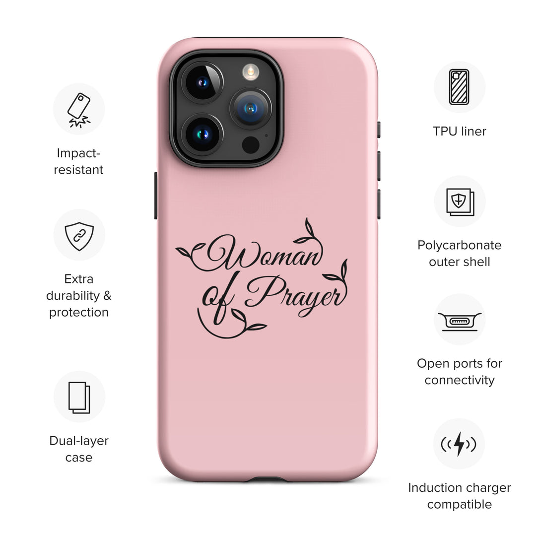 Christian Phone Case Woman of Prayer Pink for iPhone® iPhone® Phone Cases   