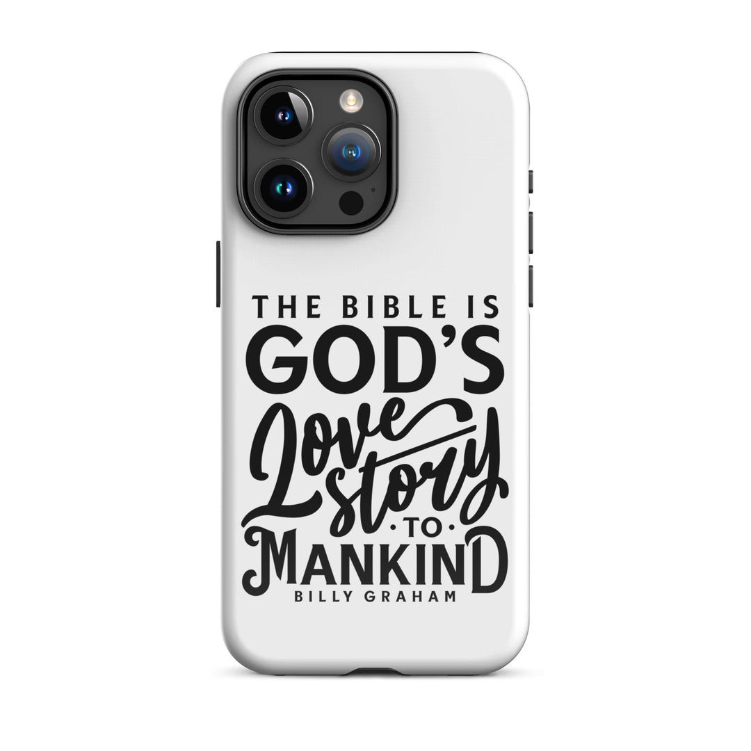 Christian Phone Case God's Love Story White for iPhone® iPhone® Phone Cases Glossy iPhone 15 Pro Max 