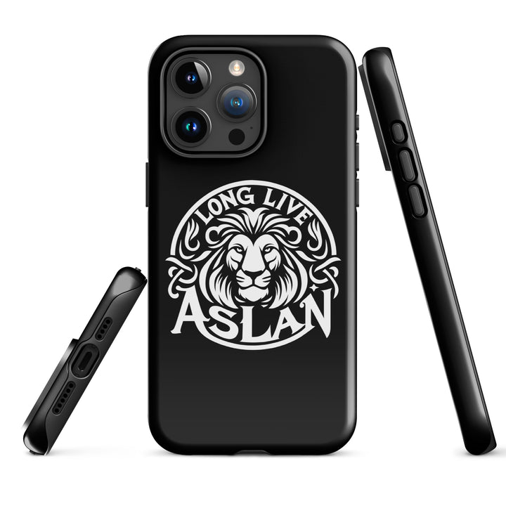 Christian Phone Case Long Live Aslan Black for iPhone® iPhone® Phone Cases   