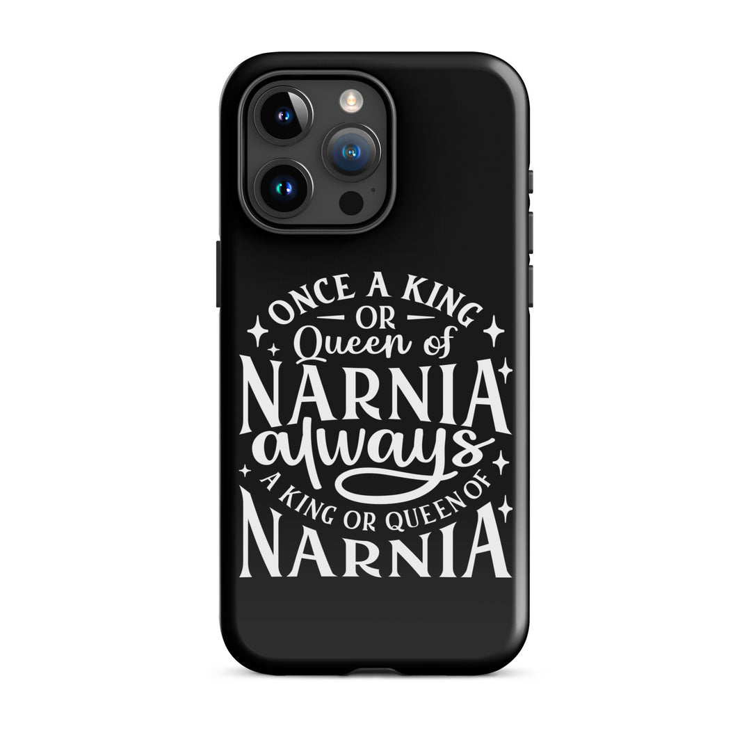 Christian Phone Case King or Queen Narnia Black for iPhone® iPhone® Phone Cases Glossy iPhone 15 Pro Max 