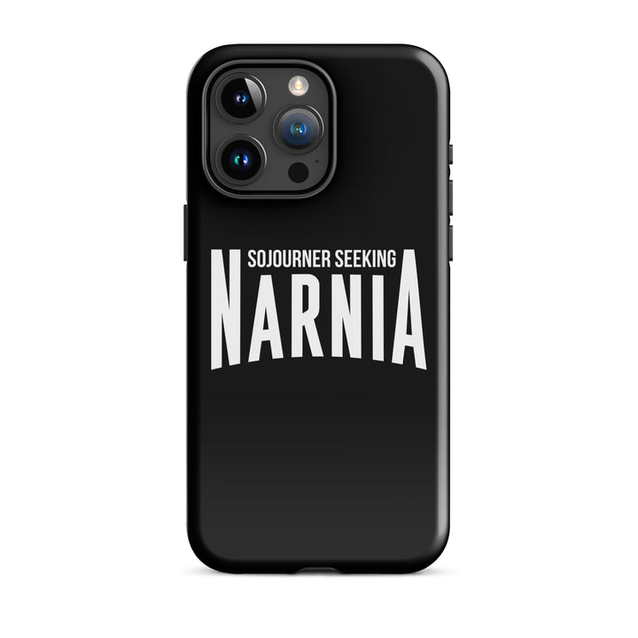 Christian Phone Case Sojourner Seeking Narnia Black for iPhone® iPhone® Phone Cases Glossy iPhone 15 Pro Max 