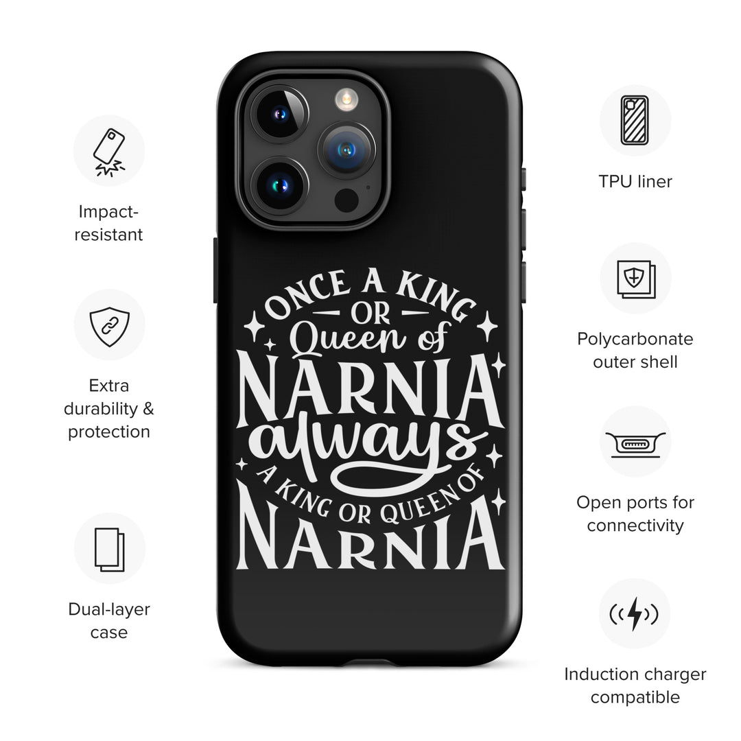 Christian Phone Case King or Queen Narnia Black for iPhone® iPhone® Phone Cases   