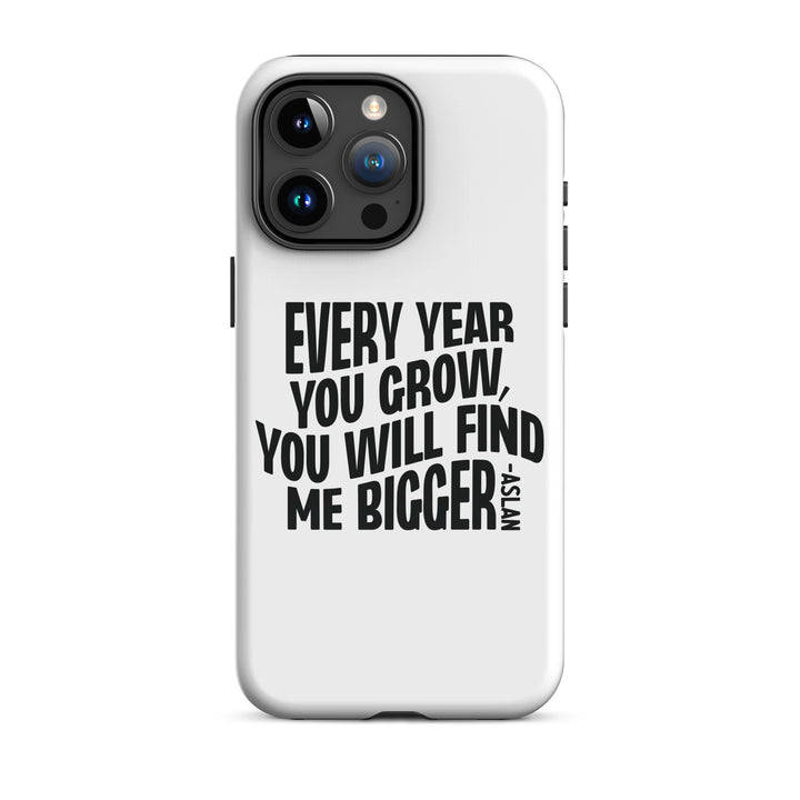 Christian Phone Case Every Year You Grow White  for iPhone® iPhone® Phone Cases Glossy iPhone 15 Pro Max 