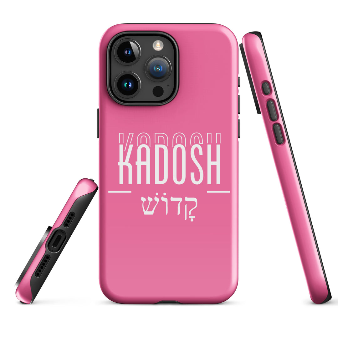 Christian Phone Case Kadosh Hebrew Pink for iPhone® iPhone® Phone Cases   