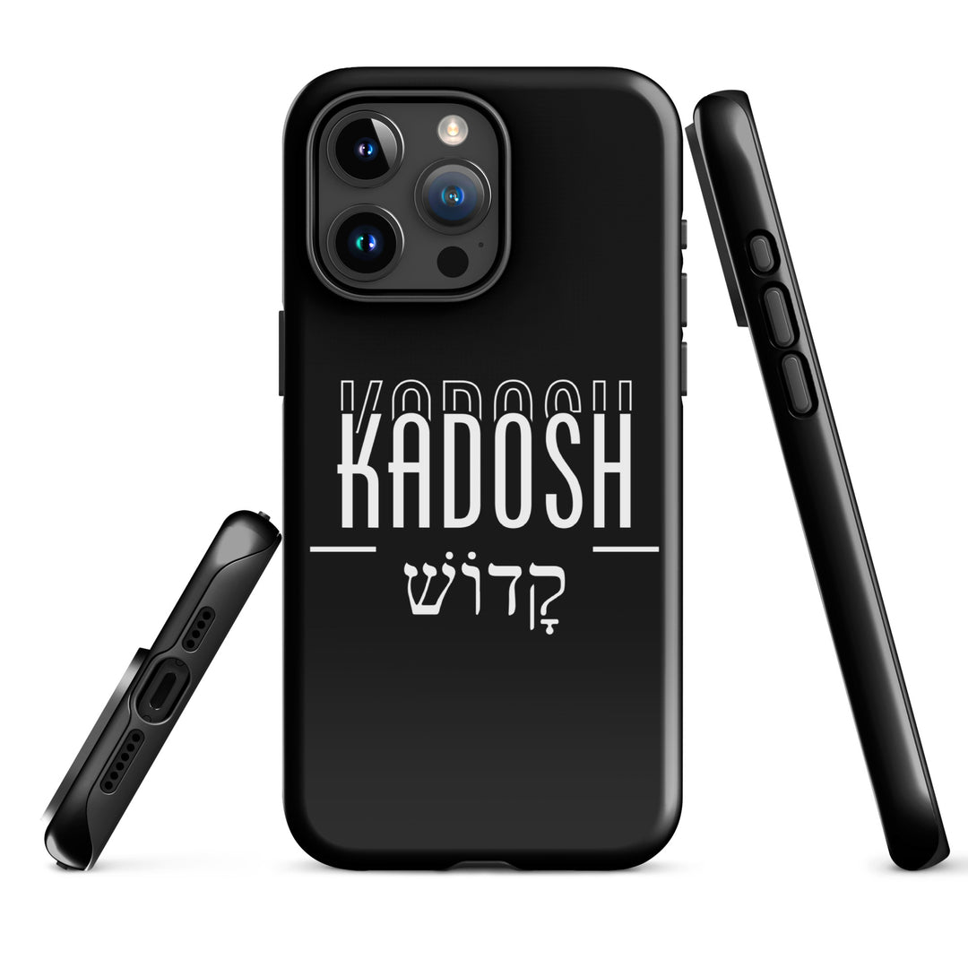 Christian Phone Case Kadosh Hebrew Black for iPhone® iPhone® Phone Cases   