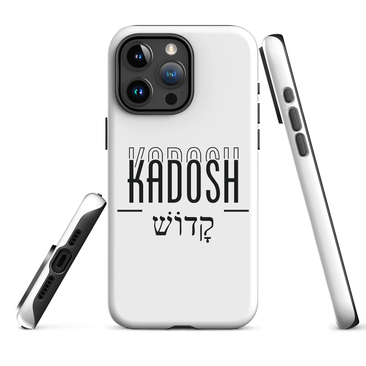 Christian Phone Case Kadosh Hebrew White for iPhone® iPhone® Phone Cases   