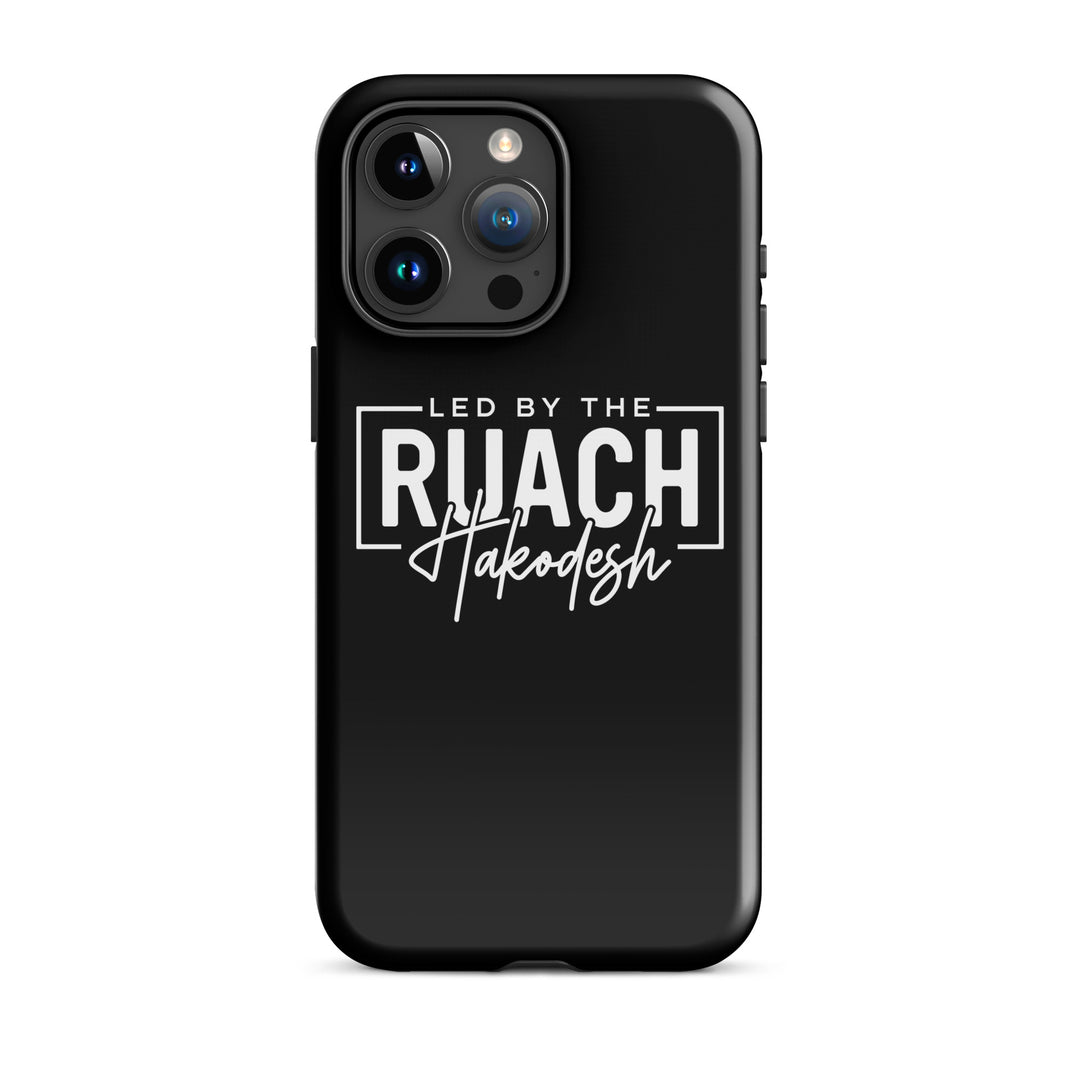 Christian Phone Case Led By Ruach Hakodesh Black for iPhone® iPhone® Phone Cases Glossy iPhone 15 Pro Max 