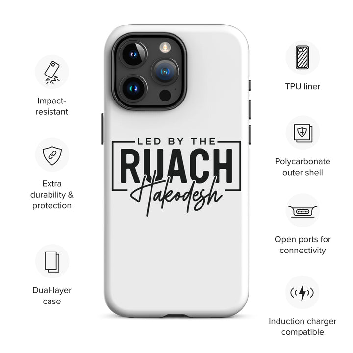 Christian Phone Case Led By Ruach Hakodesh White for iPhone® iPhone® Phone Cases   